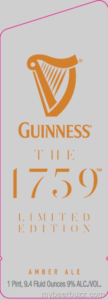 Guinness Signature Series – The 1759 Limited Edition Amber Ale