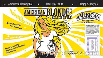 American Brewing – American Blonde Kolsch Style Ale Cans