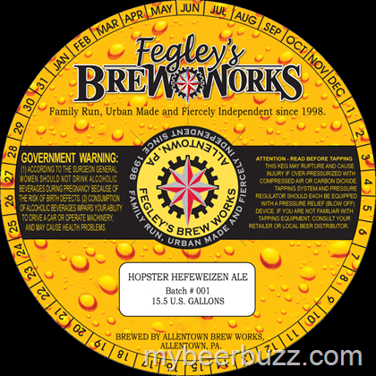 Fegley’s Brew Works – Hopster Hefeweizen Ale