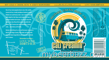 Mother Earth Brew – Cali Creamin’ Cans