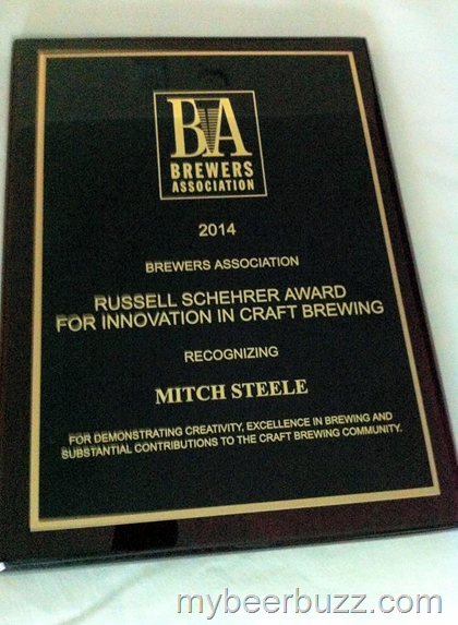 Stone’s Mitch Steele Receives Russell Schehrer Award for Innovation In Craft Brewing