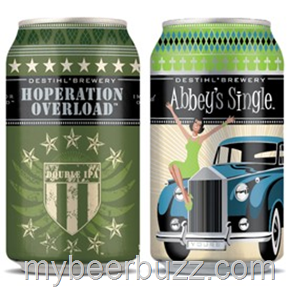 DESTIHL® Abbey’s Single & Hoperation Overload DIPA Now Available In Cans