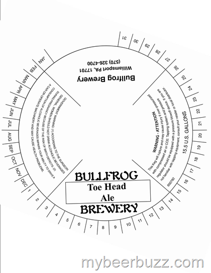 Bullfrog Brewery – Toe Head Ale