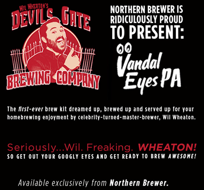 Wil Wheaton Teams Up With Northern Brewer To Release Homebrew Kits