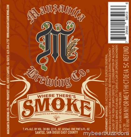 Manzanita Brewing Releases Where There’s Smoke Bottles