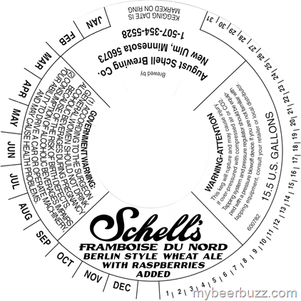Schell’s – Framboise Du Norde Berlin Style Wheat