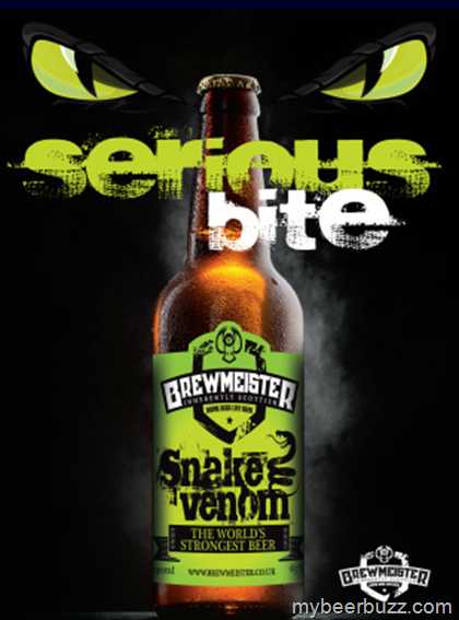 Brewmeister Releases Snake Venom – World’s New Strongest Beer (67.5% ABV)