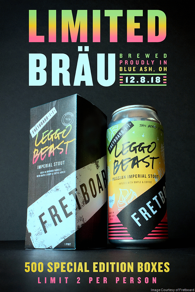 Fretboard Brewing Releasing Leggo Beast Imperial Stout