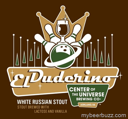 Center of the Universe El Duderino White Russian Stout Coming 11/1