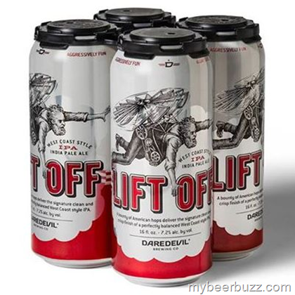 Daredevil Brewing Lift Off IPA Heading To 16oz Cans