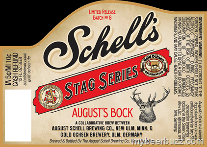 Schell’s / Gold Ochsen Brewery – Stag Series No 8 – August’s Bock