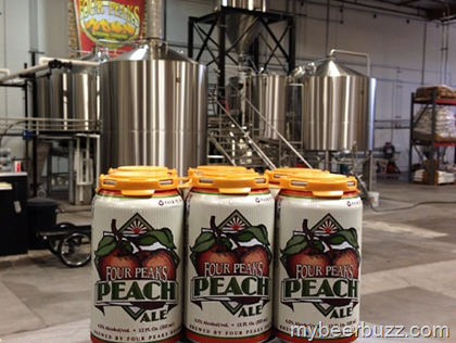 Four Peaks Peach Ale Available In 12oz Cans Today