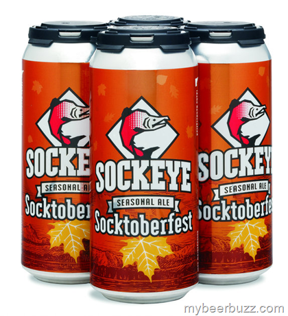 Sockeye Brewing Socktoberfest 16oz Cans Available Now