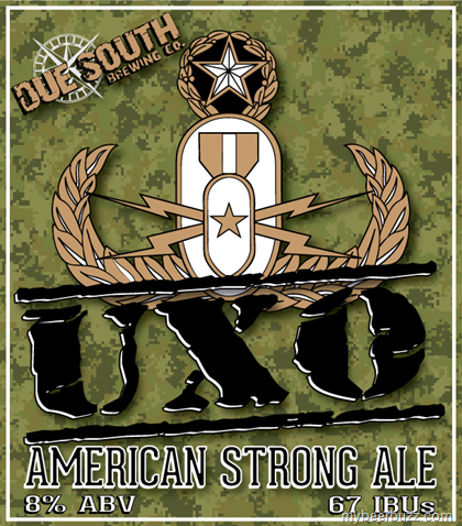 Due South Brewing Releases “UXO”- Tribute Beer For Explosive Ordinance Disposal Techs