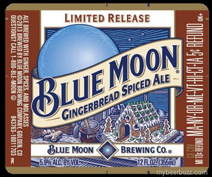 Blue Moon – Gingerbread Spiced Ale