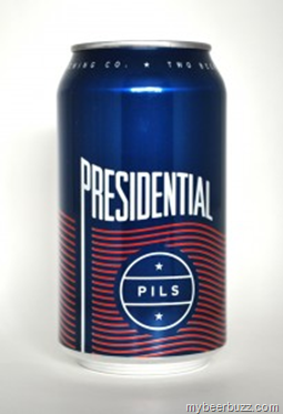 Two Beers Brewing Releases Limited Presidential Pilsner Cans