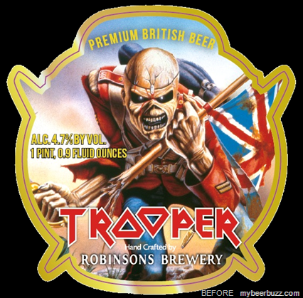 Robinson’s Changes Iron Maiden Trooper Beer for Swedish Markets