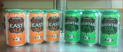 Back East Brewing – Back East Ale & Misty Mountain IPA Now In To Cans