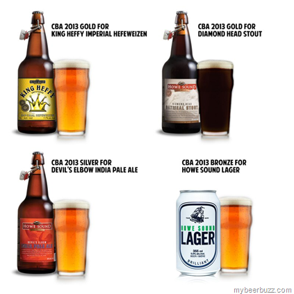 Four More for Howe Sound Brewing Co. at Canadian Brewing Awards