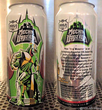 NOLA Brewing – MechaHopzilla 16oz Cans