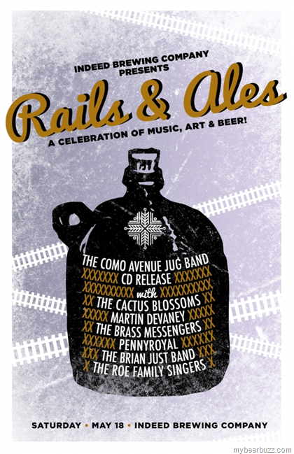 Indeed Brewing Company Presents, Rails & Ales: A Celebration of Music, Art & Beer 5/18