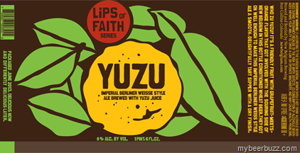 New Belgium – Lips of Faith Yuzu Imperial Berliner Weisse