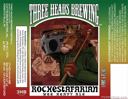 Three Heads Brewing Adds Rochestafarian Wee Heavy