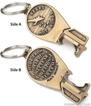 Beers Not Bombs Openers – Made From Disarmed Nuclear Missile Systems