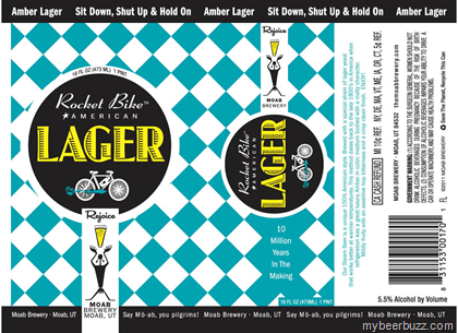 Moab Brewing – Rocket Bike Amber Lager  & Steamer Style Lager Coming to 16oz Cans