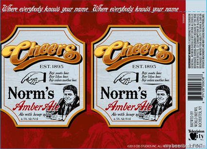 High Falls Brewing Pays Tribute to Norm on Cheers w/Norm’s Amber Ale – 16oz Can
