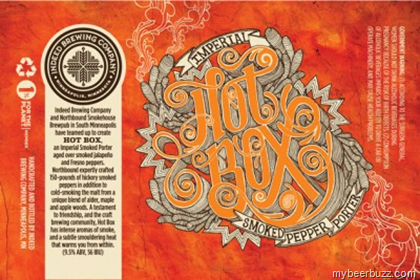 Indeed Brewing & Northbound Smokehouse Co-Brew Hot Box Imperial Smoked Pepper Porter & Cans Coming Soon