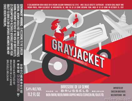 Brasserie De La Senne / BlueJacket – GrayJacket Urban Farmhouse Ale