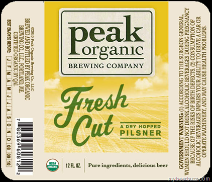 Peak Organic – Fresh Cut Dry-Hopped Pilsner
