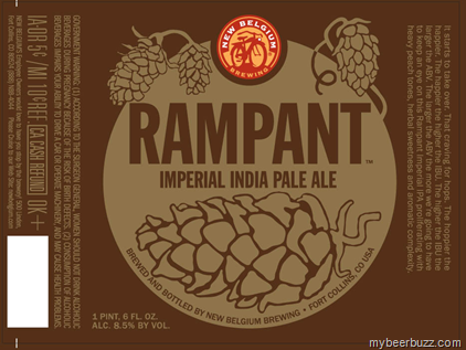 New Belgium – Rampant Imperial IPA Coming in March