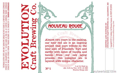 Evolution Craft Brewing – Nouveau Rouge Sour Series No 1 Coming in Jan