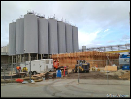 New Belgium Expands Tank Farm w/16 New Vessels -Now @ 840K Barrel Capacity