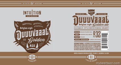 Intuition Ale Works – DuuuVaaaL Golden Ale – UPDATE– Cease & Desist