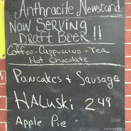 Wilkes-Barre’s Anthracite Newstand Serving Draft Beer?