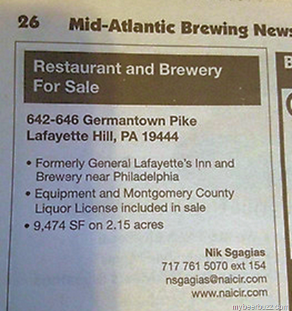 General Lafayette – For Sale….Look Familiar?
