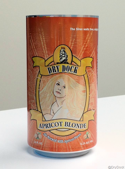 Dry Dock Apricot Blonde 12oz Can Peek