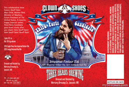 Clown Shoes / Three Heads – Third Party Candidate Coming Soon