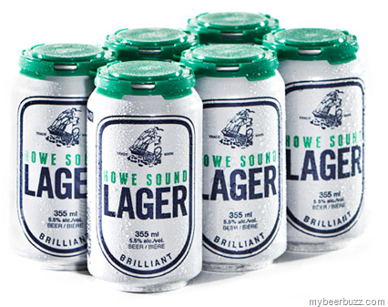 Howe Sound Lager Cans Design
