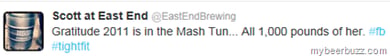 East End Gratitude 2011 Being “Re-Brewed” Today