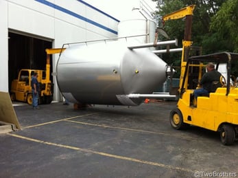 Two Brothers Brewing Installs Three 200bbl Fermentation Tanks & Incinerator Blonde Dopplebock Coming 7/23