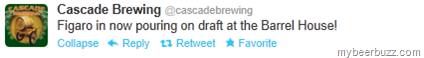 Cascade Brewing–Figaro Draft Now Pouring