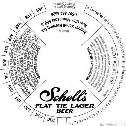 August Schell’s – Flat Tie Lager Beer