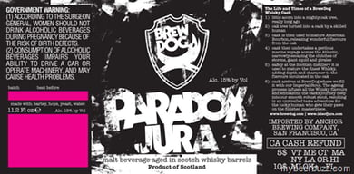 BrewDog – Paradox Jura Imperial Stout (15% ABV)