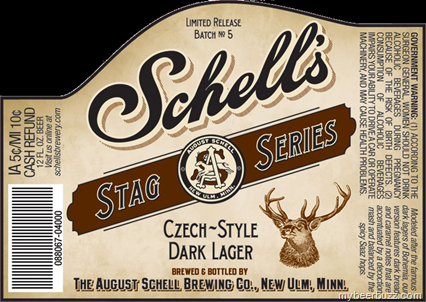 August Schell Stag Series # 5 Czech-Style Dark Lager
