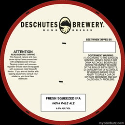 Deschutes Brewery – Fresh Squeezed IPA