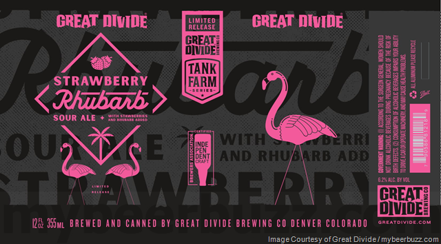 Great Divide Strawberry Rhubarb Sour Ale Coming To Tank Farm Series